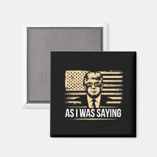 Trump, wie ich gerade sagte, seine Rede Wahlstimme Magnet