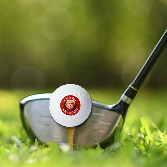 Trump will Brandon Golf Balls Golfball (Von Creator hochgeladen)