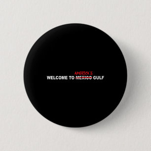 Trump Willkommen in Amerikas Golf Button