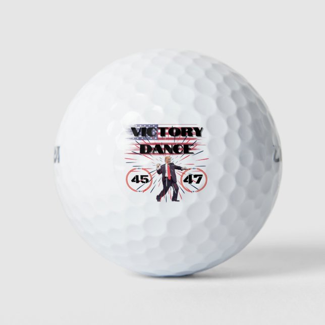 Trump Wilson Golf Ball Siegeszug (Vorderseite)