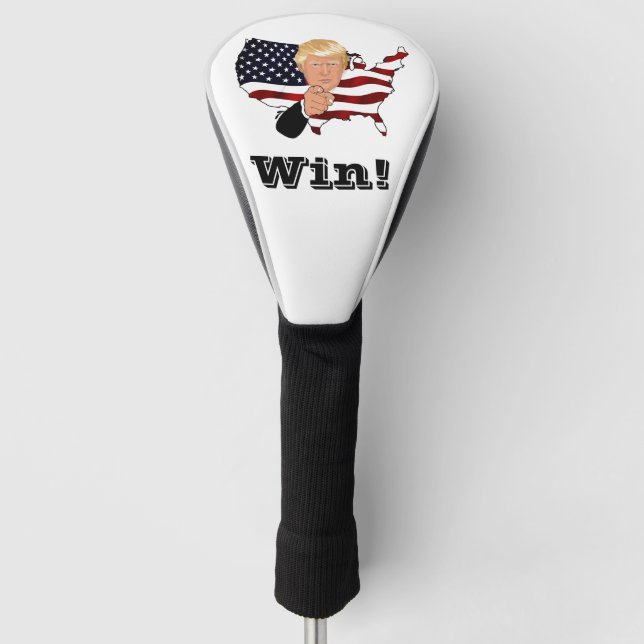 TRUMP Win! Golf Headcover (Vorderseite)