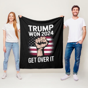 Trump Wir Gewannen Gewinnt Amtseinsetzung 47 US-Pr Fleecedecke