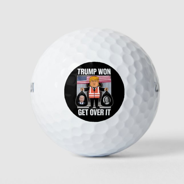 Trump wird die Wahl zum Maga-Won 2024 überstehen Golfball (Vorderseite)