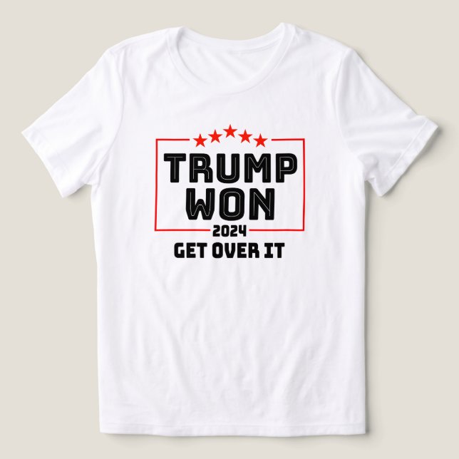 Trump wird überwinden - Amerika zu einer großen Wa Tri-Blend Shirt (Design Vorderseite)