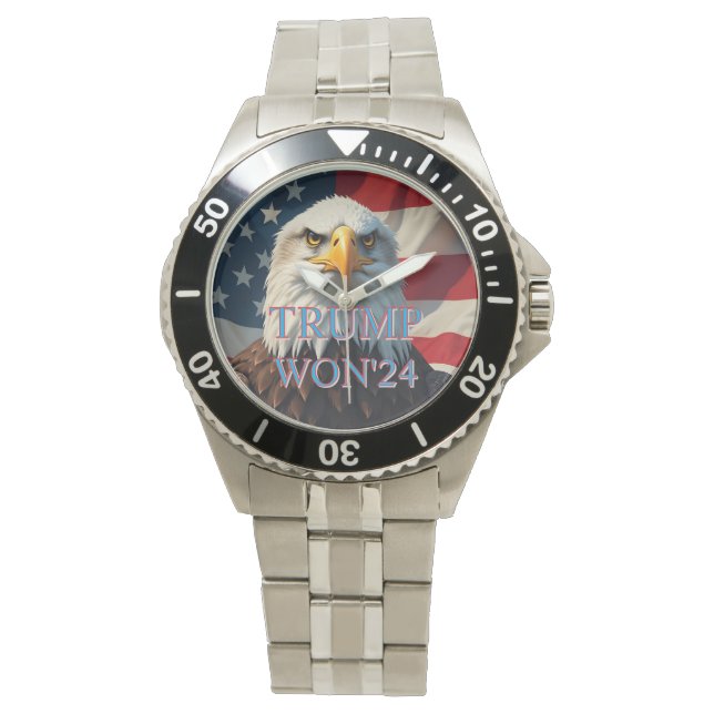 TRUMP WON 2024 ARMBANDUHR (Vorderseite)