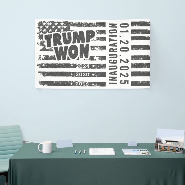 Trump Won 2024 Banner (Messeveranstaltung)