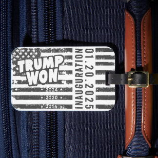 Trump Won 2024 Gepäckanhänger