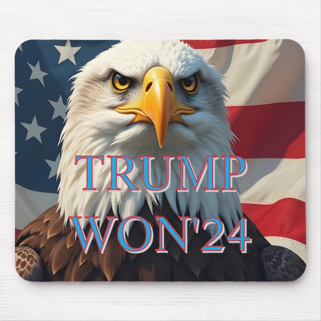 TRUMP WON 2024 MOUSEPAD (Vorne)