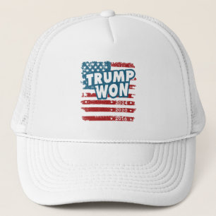 Trump Won 2024 Truckerkappe