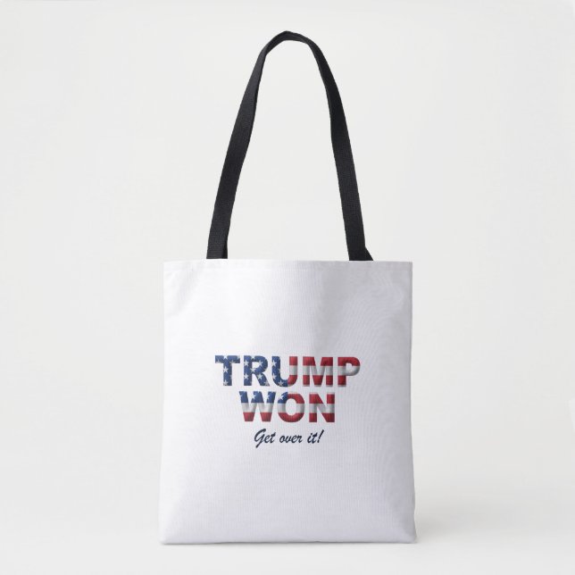 TRUMP WON Einkaufstasche Tasche (Vorderseite)