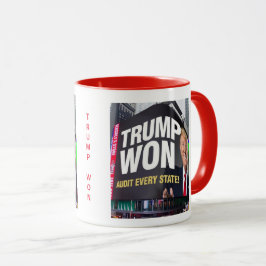 TRUMP WON IN EVERY STATE   MUG TASSE