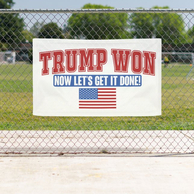 Trump Won Lasse jetzt bekommen Banner (Insitu)