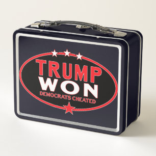 Trump Won Metall Brotdose