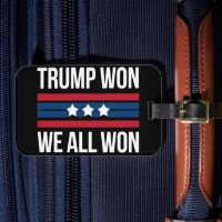 Trump Won We All Won 2024 USA Flag Trump Won