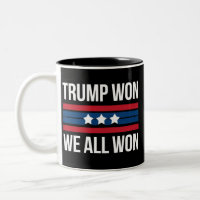 Trump Won We All Won 2024 USA Flag Trump Won