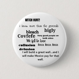 Trump Word Cloud Typografie Button