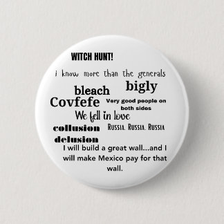 Trump Word Cloud Typografie Button