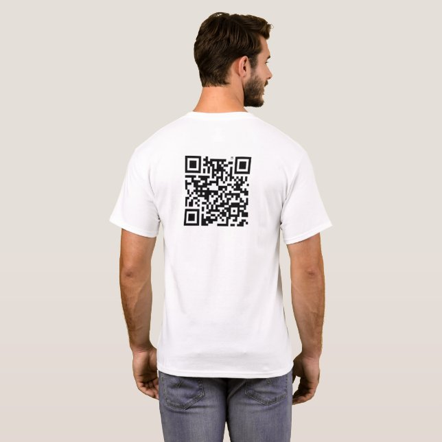 Trump YMCA Troll QR Shirt (Schwarz voll)