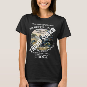 Trump ZEITMASCHINE REISE SCHLACHT VON GETTYSBURG T-Shirt