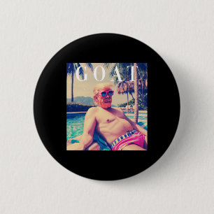 Trump Ziege Shirt Lustig Sommer 2024 Republikaner Button