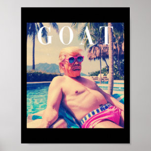 Trump Ziege Shirt Lustig Sommer 2024 Republikaner Poster