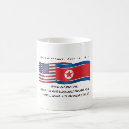 Trump Zitat Treffen Kim Jong Un USA Nordkorea Kaffeetasse