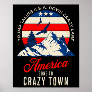 Trump-Zölle sind verrückt und nehmen die USA in di Poster