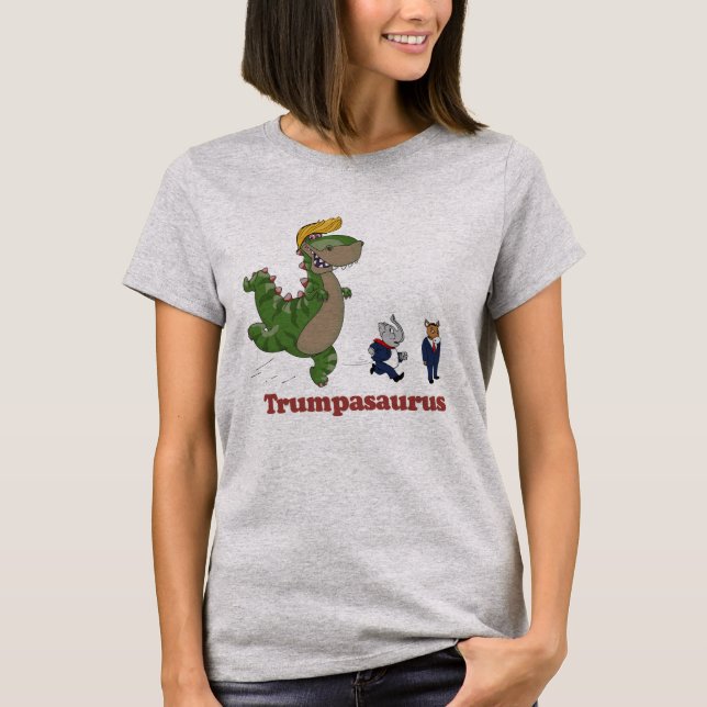 Trumpasaurus - Anti-Trump-Design - - Politisch -. T-Shirt (Vorderseite)