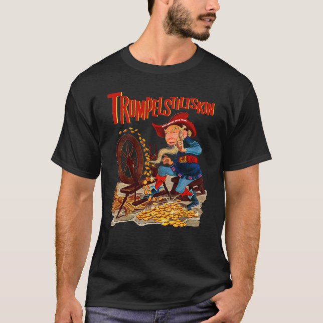 Trumpelstiltskin lustiger Donald Trump T - Shirt (Vorderseite)