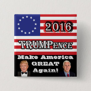 TRUMPence 2016 - Amerika wieder groß machen! Button