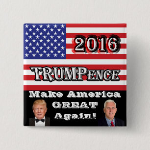 TRUMPence 2016 - Amerika wieder groß machen! Button