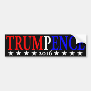 TRUMPENCE 2016 - Trump & Pence Autoaufkleber