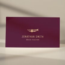 Trumpet Beruflich Music Teacher Burgundy
