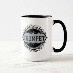 Trumpet Best Musiknote Circle Tasse