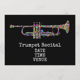 Trumpet Brass Erwägungsgrund Jazz stilvolle Leistu Einladung