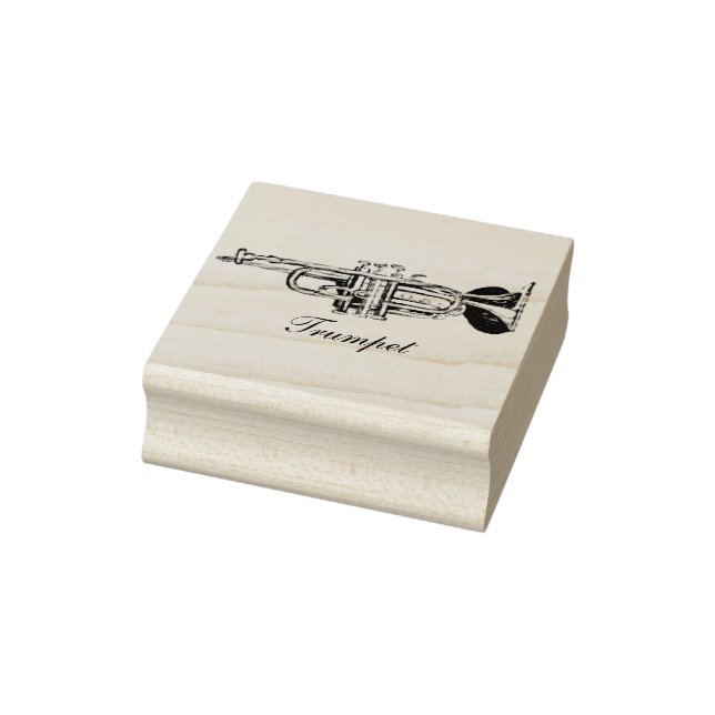 Trumpet-Briefmarke Gummistempel (Stempel)