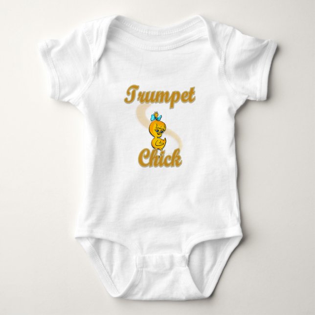 Trumpet Chick Baby Strampler (Vorderseite)