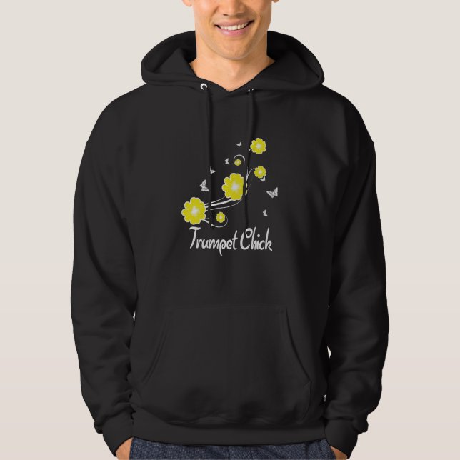Trumpet Chick Hoodie (Vorderseite)