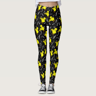Trumpet Chick Musiknoten Leggings