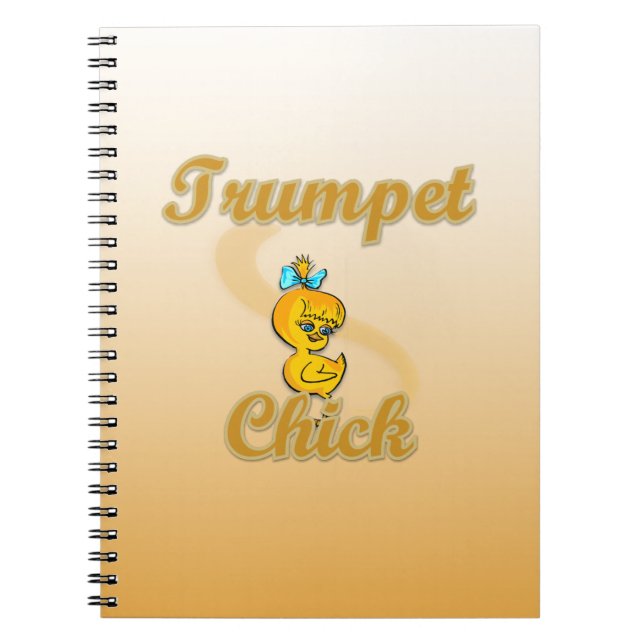Trumpet Chick Notizblock (Vorderseite)