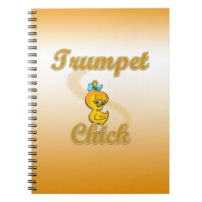 Trumpet Chick Notizblock (Vorderseite)
