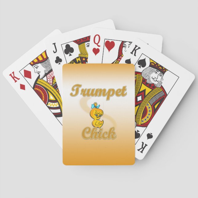 Trumpet Chick Spielkarten (Rückseite)