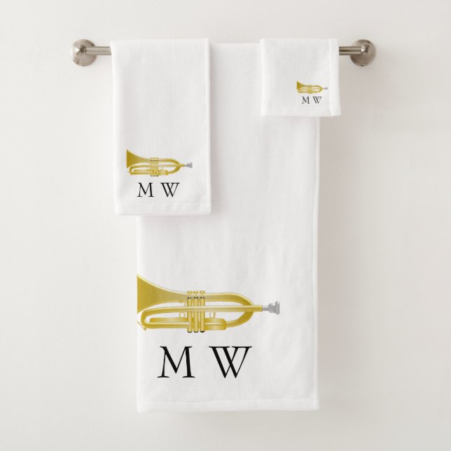 Trumpet Design Monogrammed (En situation)