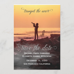 Trumpet die Nachrichten! Einladung