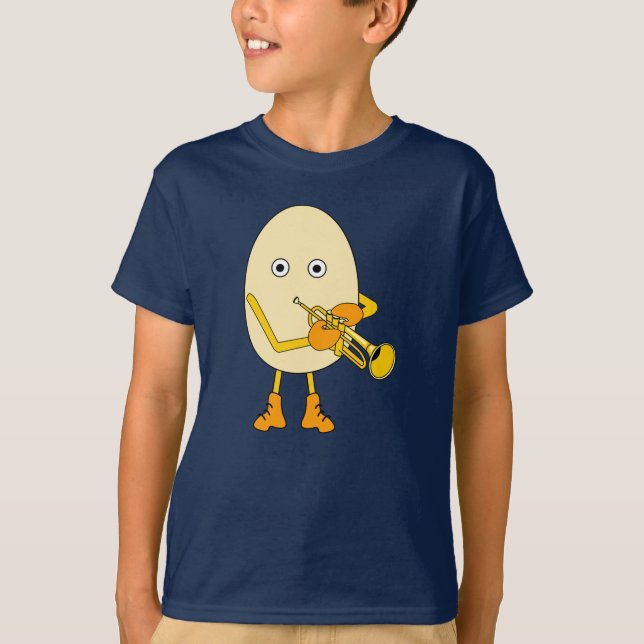 Trumpet Egghead T-Shirt (Vorderseite)
