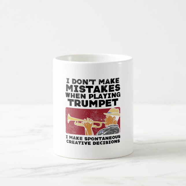 Trumpet - Ein Trumpet spielen Kaffeetasse (Mittel)