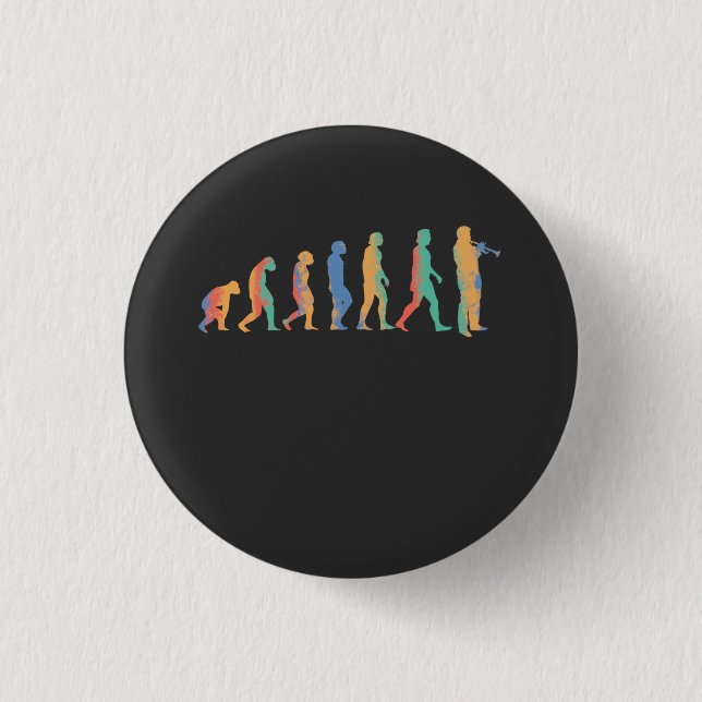 Trumpet-Evolution Button (Vorderseite)