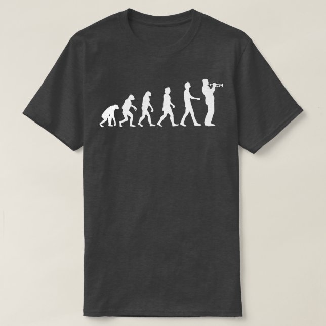 Trumpet-Evolution T-Shirt (Design vorne)
