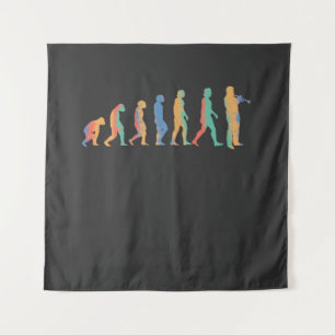Trumpet-Evolution Wandteppich