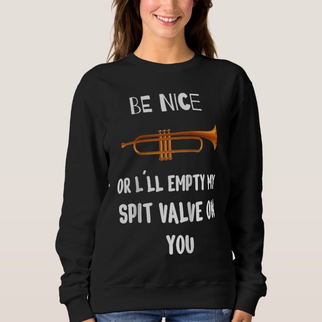 Trumpet For Men Women Trumpet Player Cornet  Ragla Sweatshirt (Vorderseite)